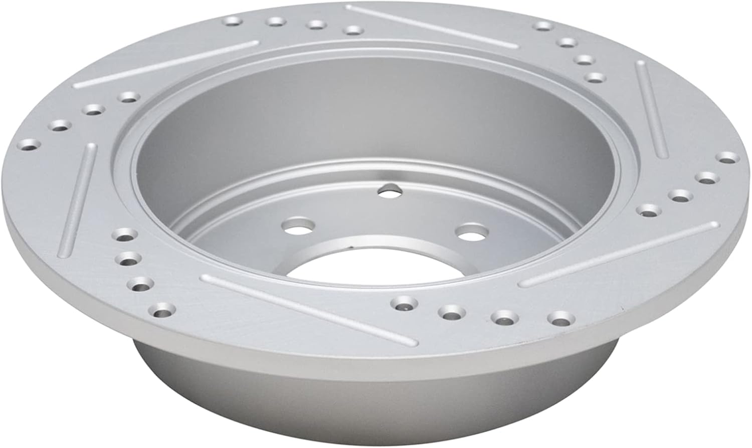TRQ Performance Front and Rear Brake Rotor Set G Coated Drilled and Slotted Compatible with 2010-2013 Kia Forte Forte Koup