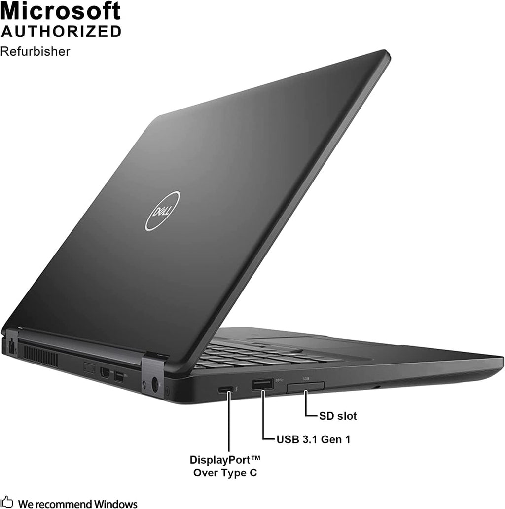 Dell Latitude 5490 Business Laptop, 14' FHD (1920 x 1080), Intel Core i7-8650U up to 4.20GHz, 16GB DDR4 RAM, 960GB SSD, HDMI, USB-C, Webcam, windows 11 Pro (Renewed)