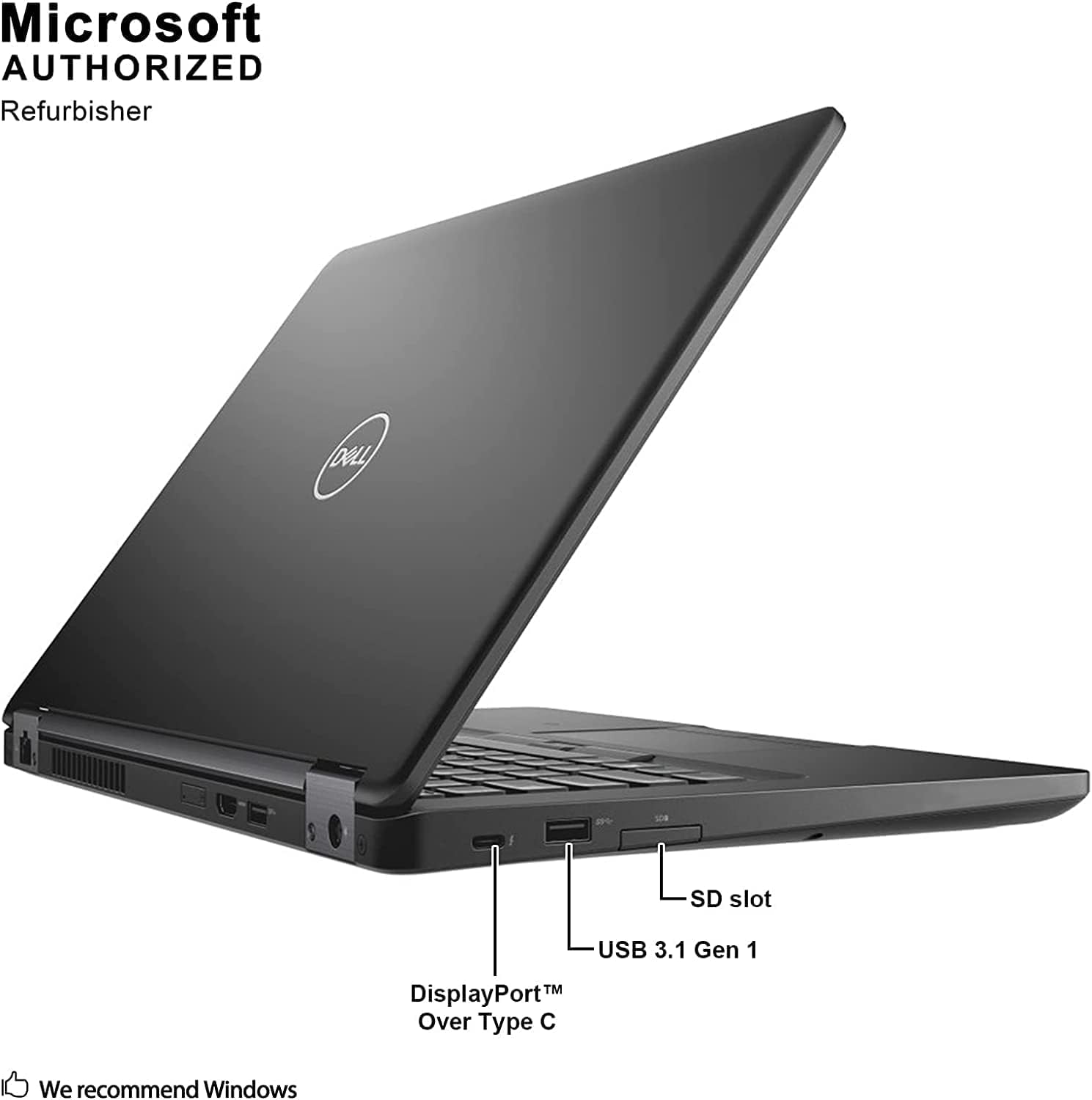 Dell Latitude 5490 Business Laptop, 14' FHD (1920 x 1080), Intel Core i7-8650U up to 4.20GHz, 16GB DDR4 RAM, 960GB SSD, HDMI, USB-C, Webcam, windows 11 Pro (Renewed)
