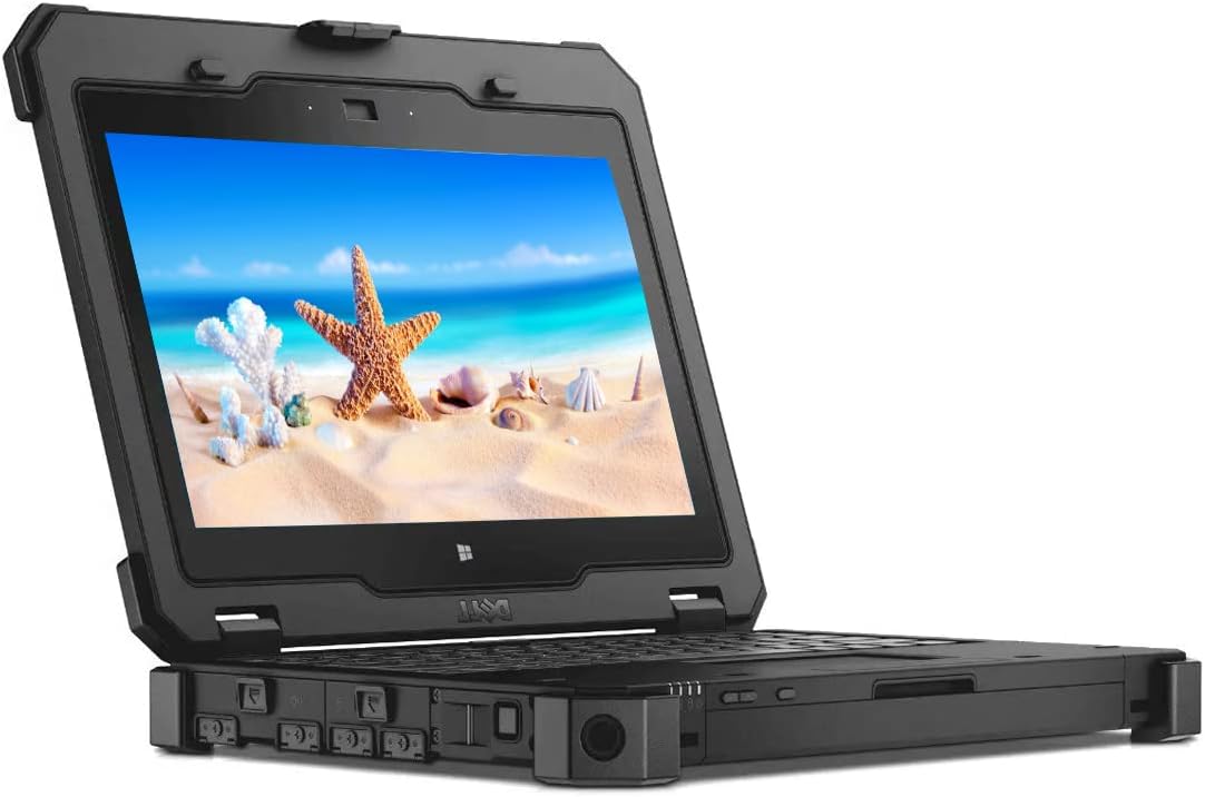 Dell Latitude Extreme Rugged 7214 FHD 1920 x 1080 Laptop PC Touchscreen 2 in 1 Intel Core i5-6300U 2.4Ghz Processor, 8GB DDR4 Ram, 512GB SSD, WiFi & Bluetooth, Windows 10, Black (Renewed)