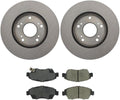Front Brake Pads and Rotors Kit, (Set of 3) Automotive Replacement Brake Kits Dwvksz, for Honda Civic 1.3L 2006-2011