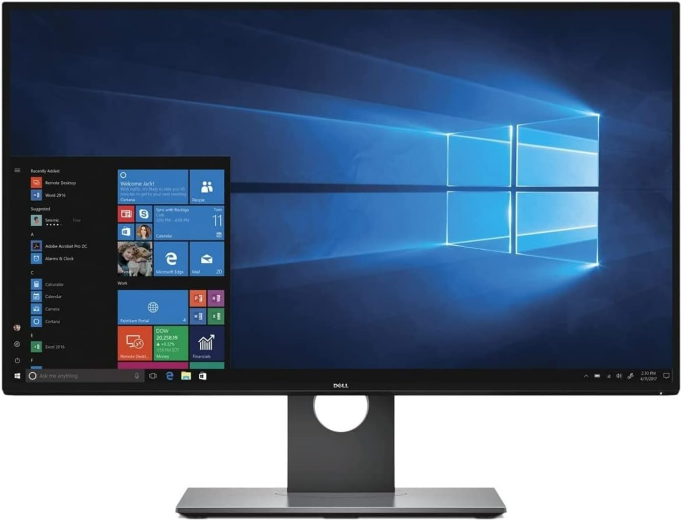 Dell UltraSharp U2717D 27-inch InfinityEdge Monitor LED-Lit Monitor (Renewed)