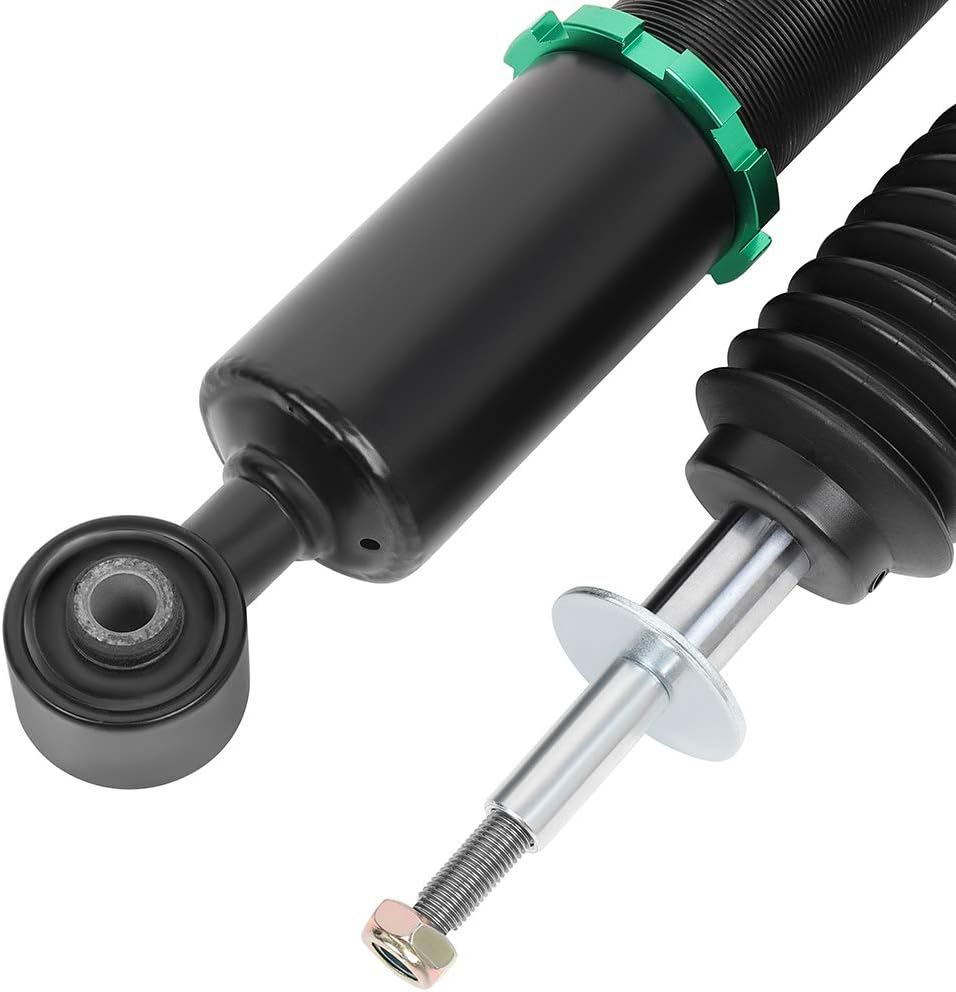 Coilover Struts Spring Shocks Adjustable Height Coilovers Suspension Struts Coil Spring Shocks and Struts Full Set Kits ECCPP Fit for 2006 2007 2008 2009 2010 2011 for Honda Civic - Green