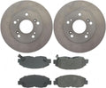 Front Brake Pad and Rotor Kit Replacement fits Honda Civic 1.8L 2006 2007 2008 2009 2010 2011 Automotive Replacement Brake Kit, Pack of 1