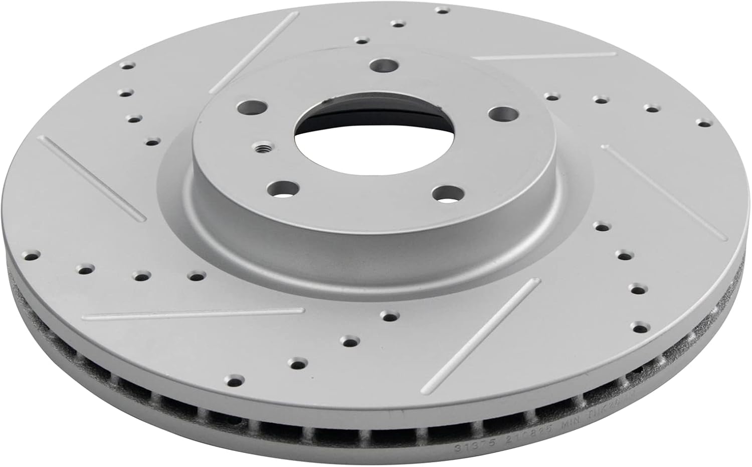 TRQ Performance Front and Rear Brake Rotor Set G Coated Drilled and Slotted Compatible with 2006 Nissan Altima 2005-2008 Nissan Maxima