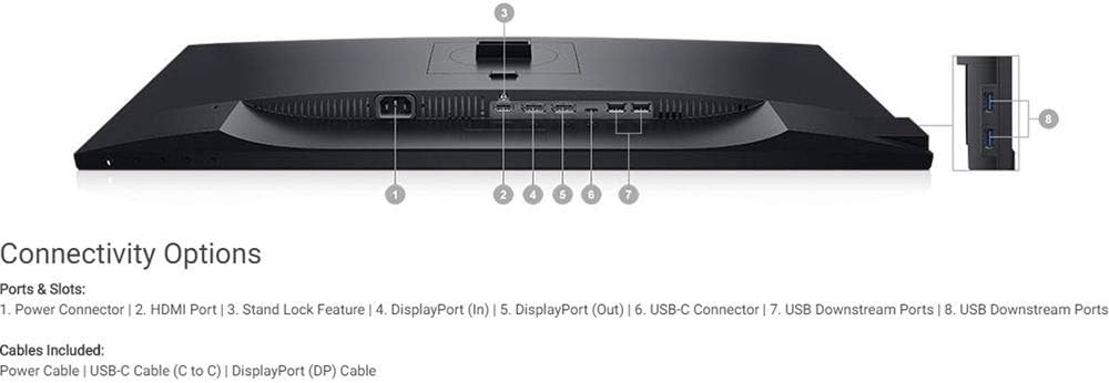 Dell P2719HC - LED Monitor - Full HD (1080P) - 27'