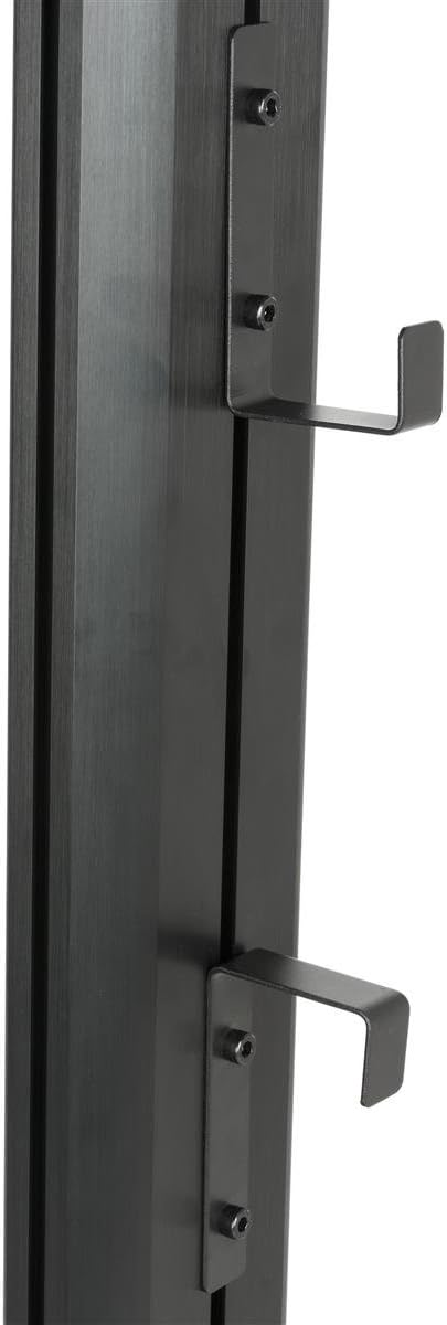 Displays2go LPGP36WB2 Dual TV Stand, Single Sided, for 30-60 Inch Flat Screen Monitors, Camera Tray