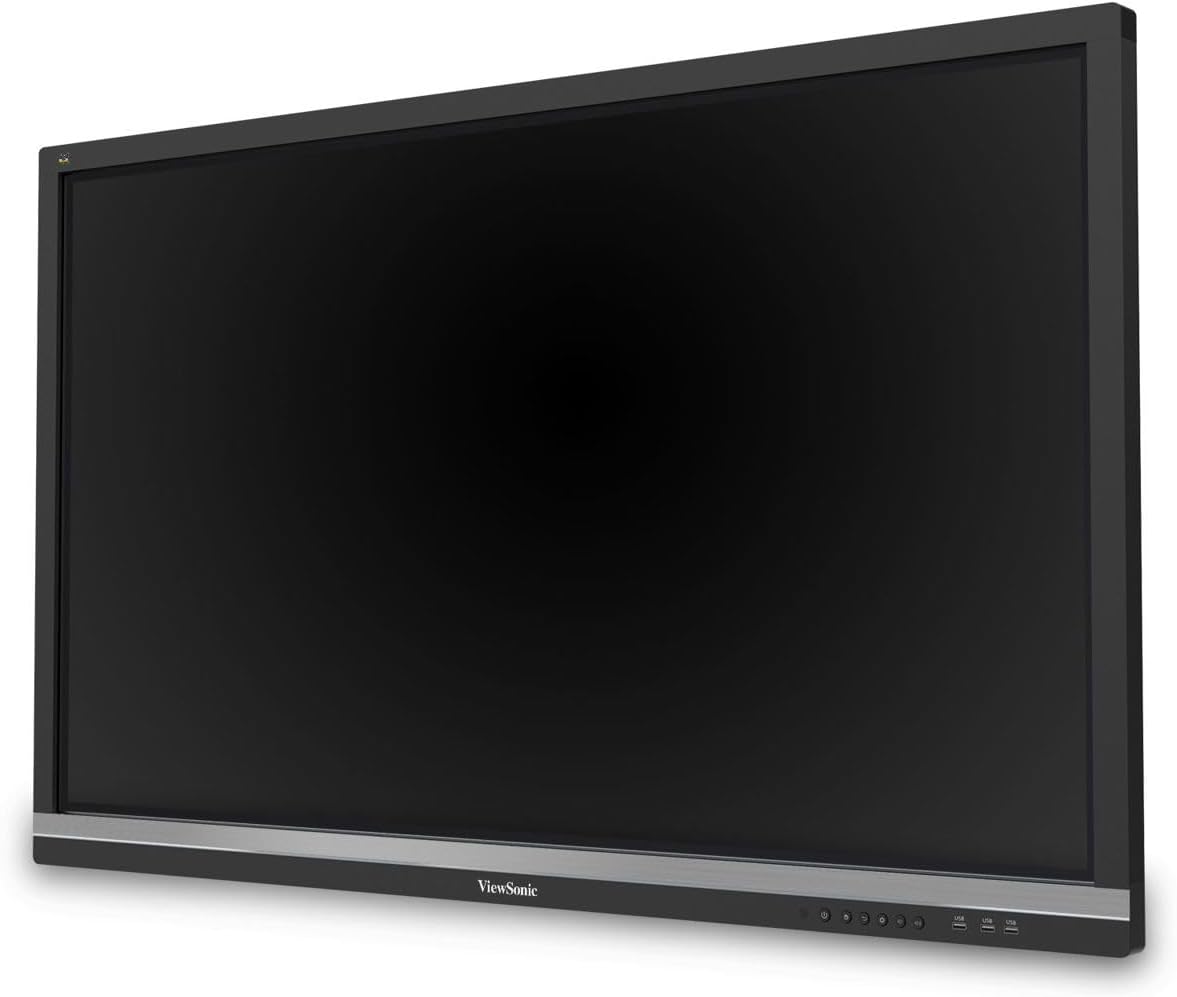 ViewSonic 55' 4K Touch Enabled ViewBoard Smart Display with WiFi Adapter and Mobile Trolley Cart