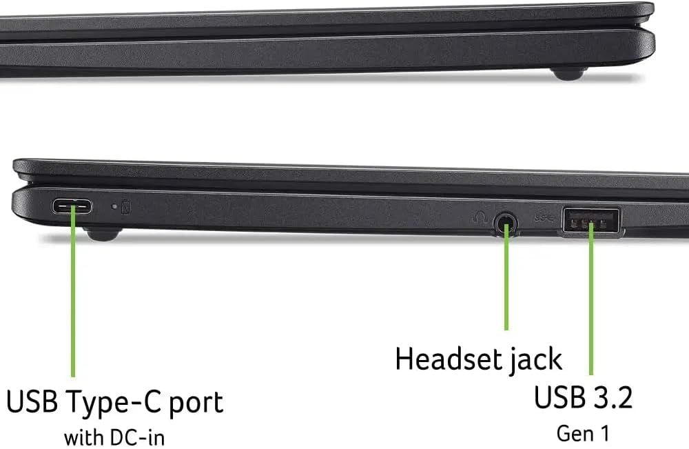 Acer Chromebook 311 Laptop, 11.6' Business & Student Laptop Computer, Chrome OS Laptop 4GB RAM 64GB eMMC, Intel Celeron N4500 Processor, SageNova Earphones, Star Black
