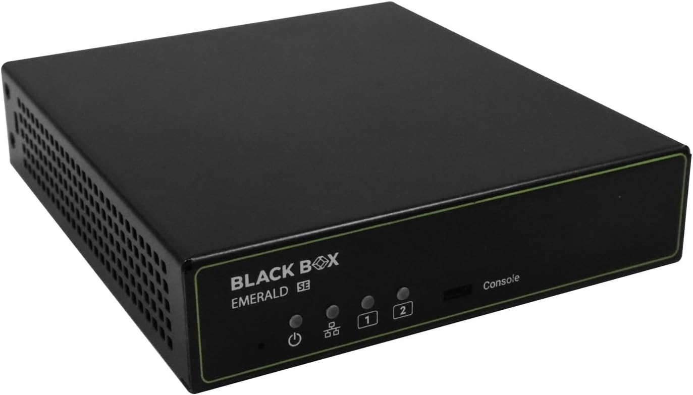 Black Box KVM-over-IP Transmitter - Dual-Monitor, DisplayPort, USB 2.0, Audio, RJ45