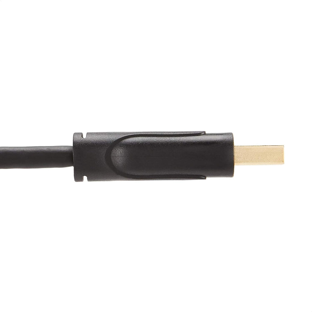 Amazon Basics DisplayPort to DisplayPort HD Display Cable, Gold-Plated, 6 ft, 52 count, Black