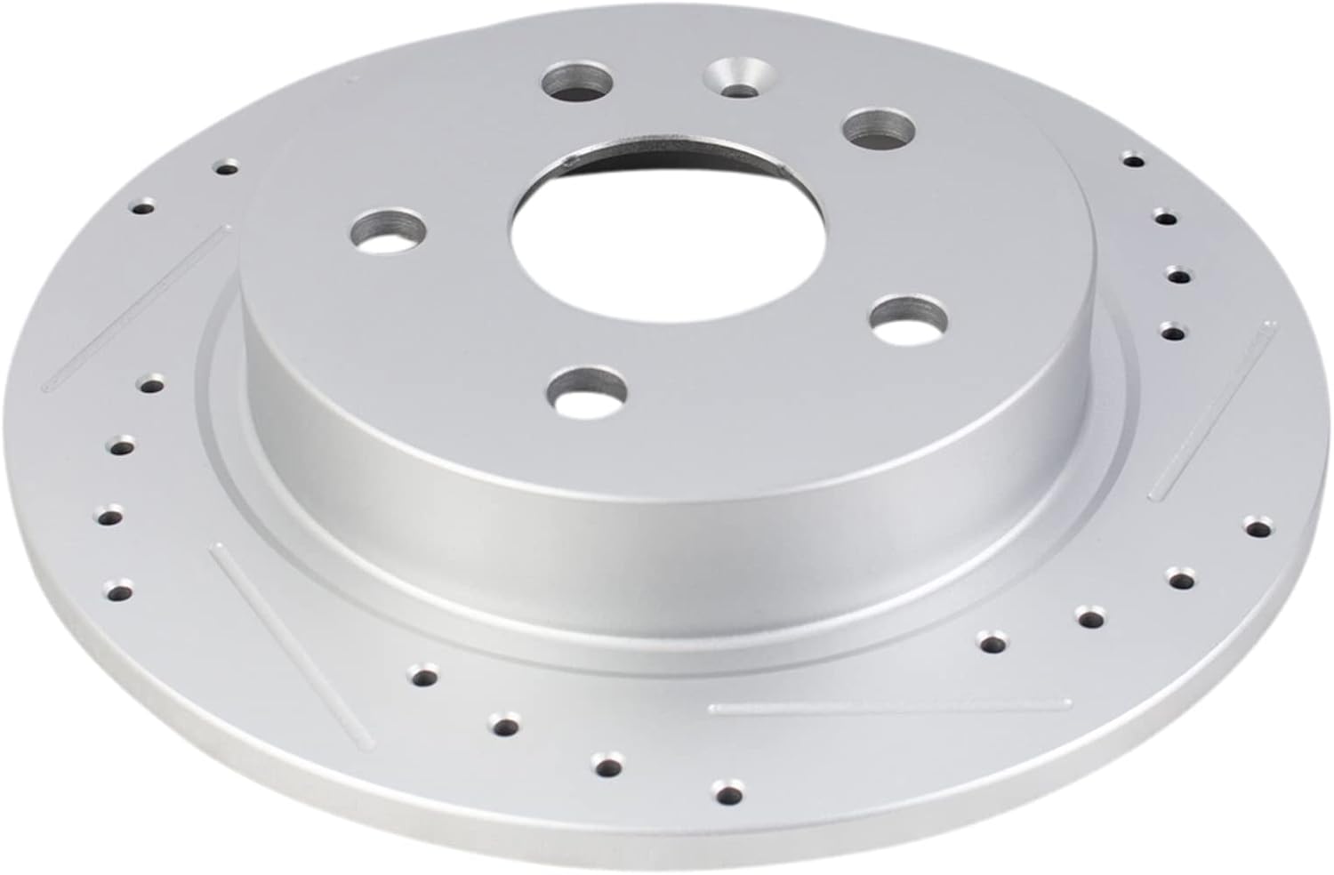 TRQ Performance Front and Rear Brake Rotor Set G Coated Drilled and Slotted Compatible with 2012-2016 Buick LaCrosse 2011-2016 Regal 2013-2015 Chevrolet Malibu 2016 Malibu Limited