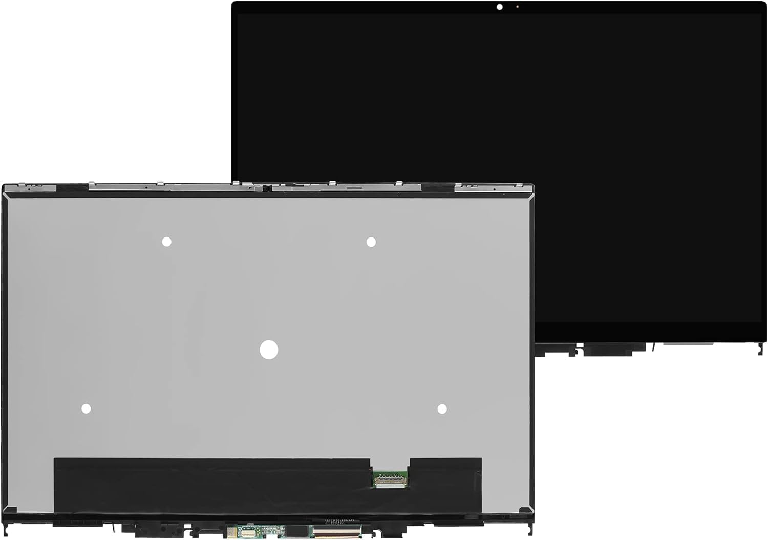 13.3' New Screen Replacement for Dell Inspiron 13 7306 2-in-1 P124G002 P125G002 FullHD 1080P Touch Screen Digitizer Assembly Bezel with Touch Control Board(1920x1080-30Pin Connector)
