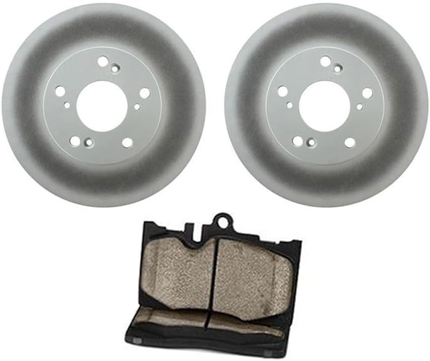 Front Brake Pads and Rotors Kit, (Set of 3) Automotive Replacement Brake Kits Dwvksz, for Honda Civic 1.8L 2006 2007 2008 2009 2010 2011, for Acura CSX 2.0L 2006 2007 2008 2009 2010 2011