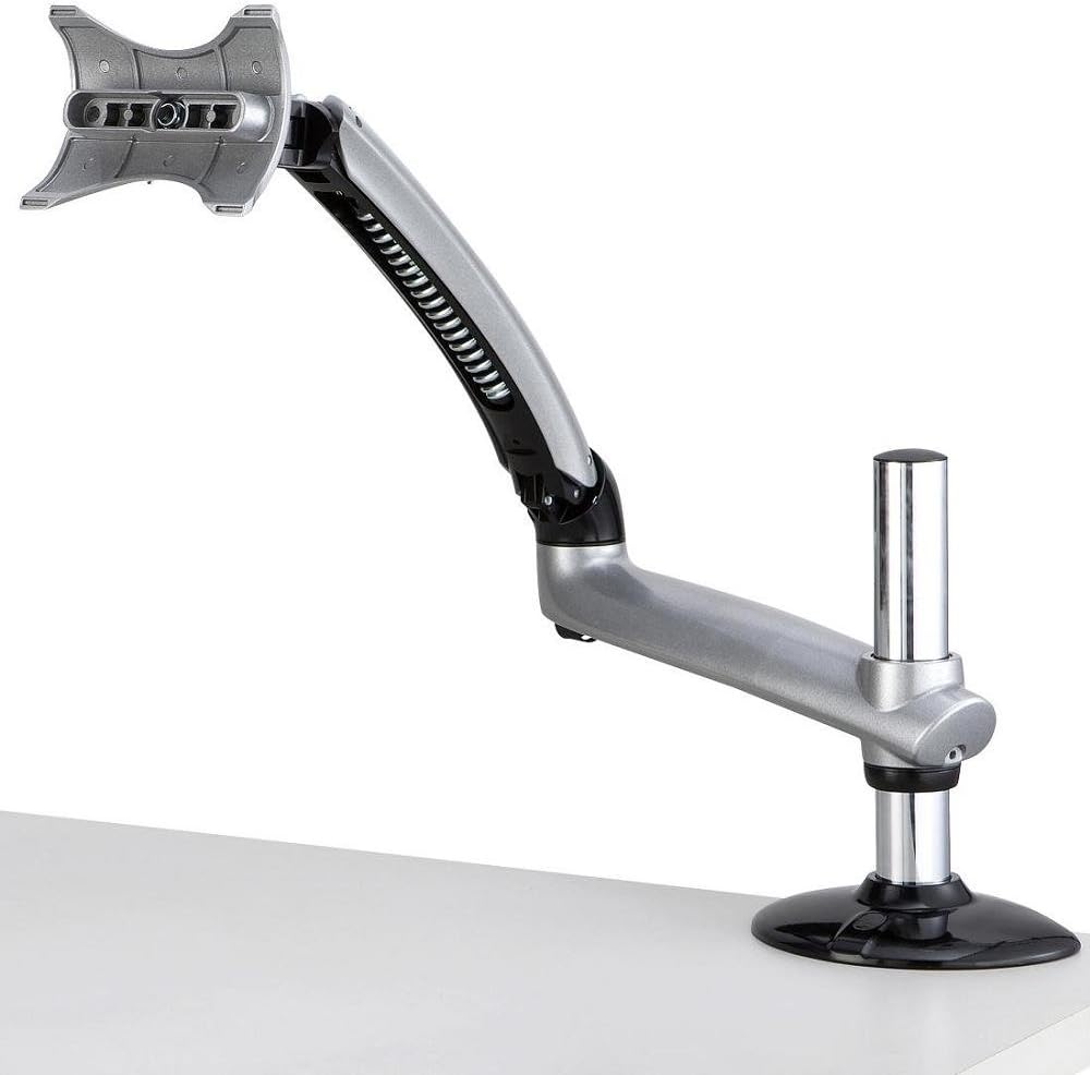 Expandable Desk Mount Spring Arm Grommet Base Compatible with Apple