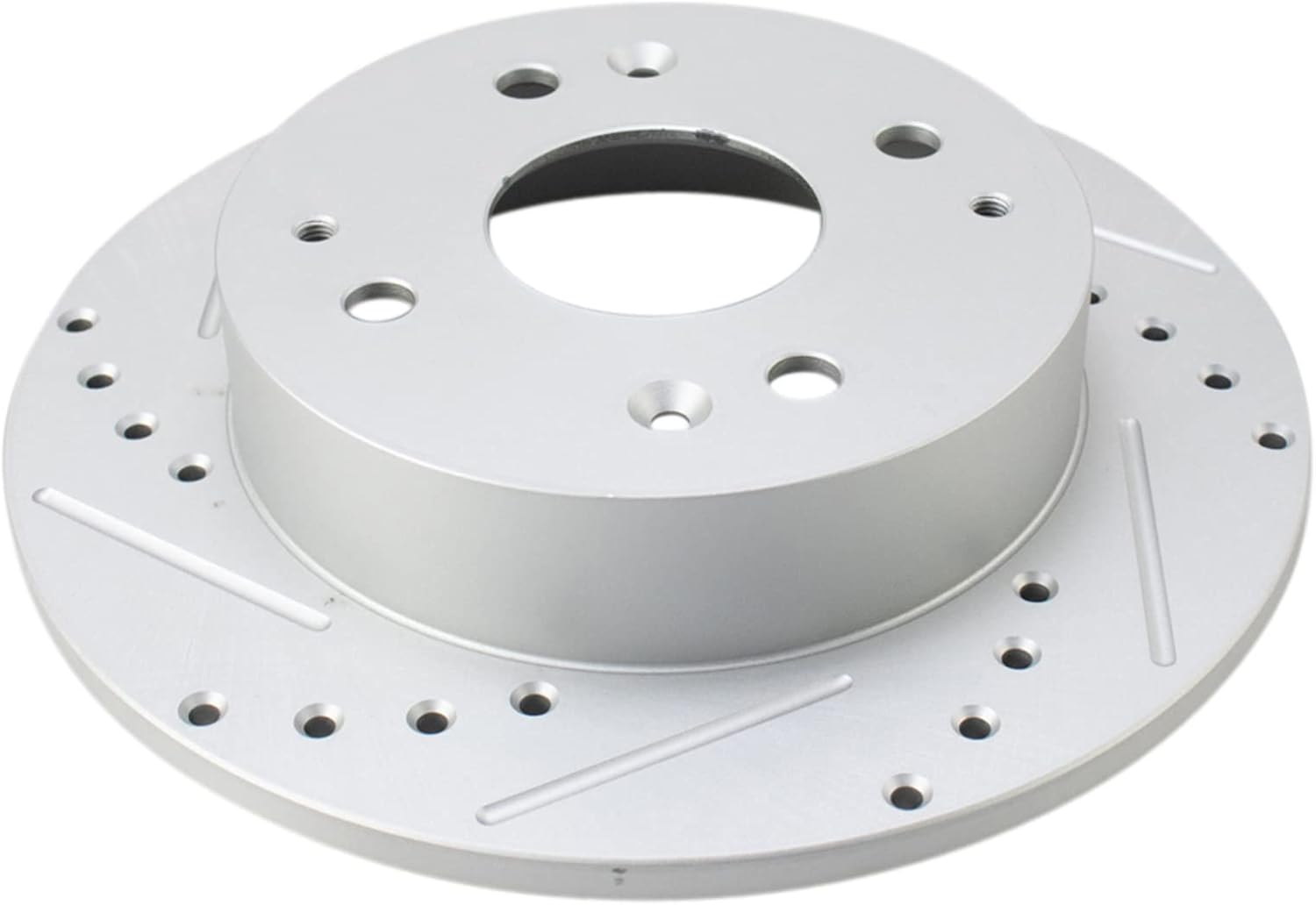 TRQ Performance Front and Rear Brake Rotor Set G Coated Drilled and Slotted Compatible with 1997 Acura CL 1991-1997 Honda Accord