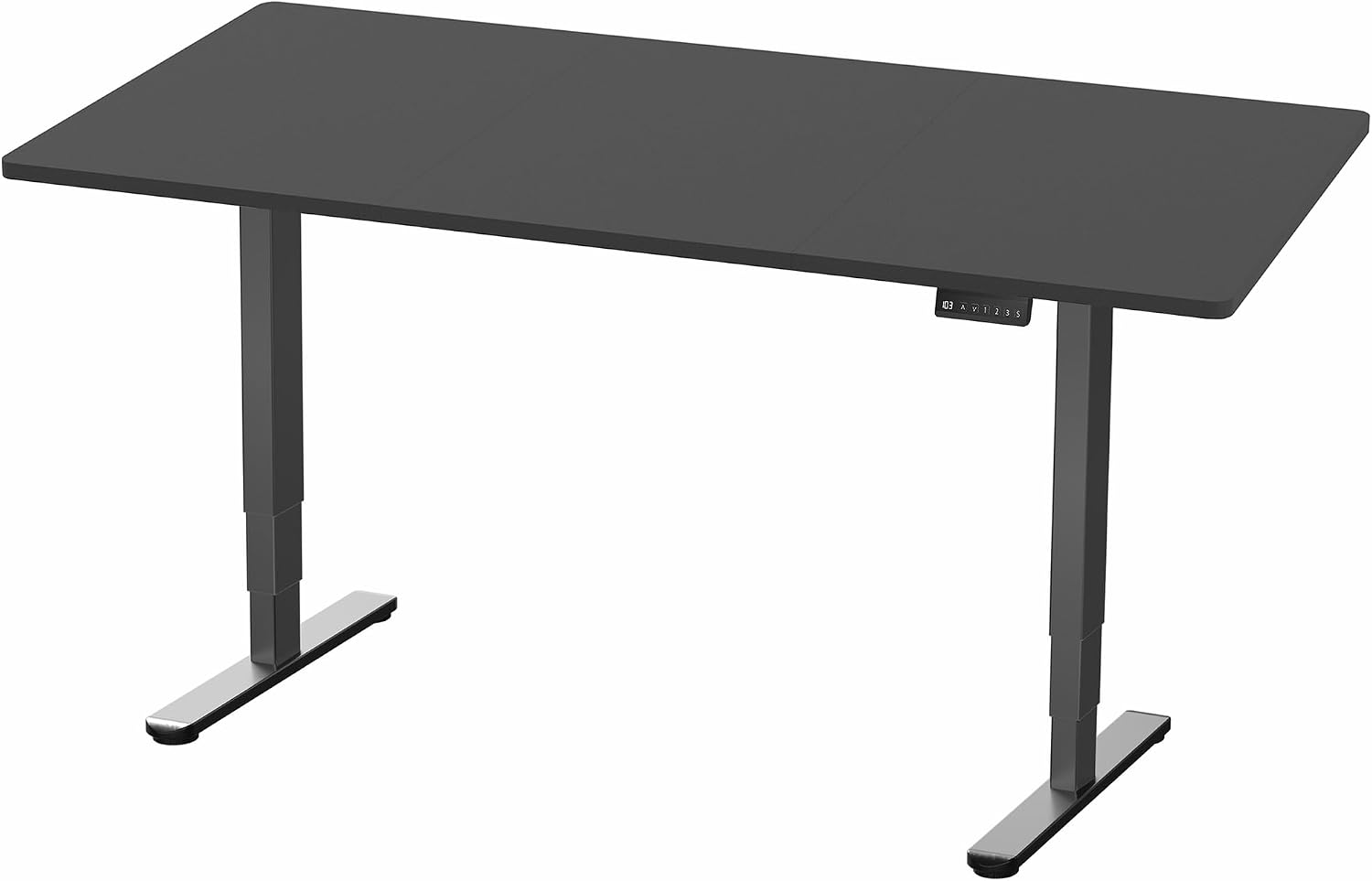 VIVO Electric 71 x 36 in Dual Motor Sit Stand Desk, Memory Height Adjustment, 2B Series, Black Top Black Frame, DESK-KIT-2B7B-36