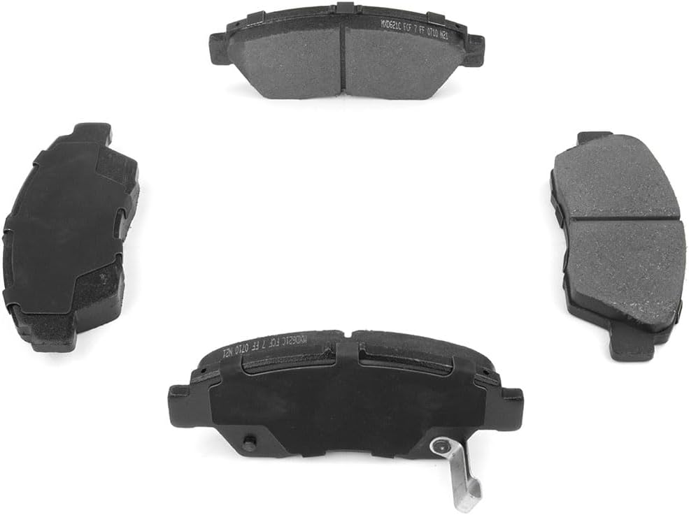 6Pcs Vented Brake Rotor and Ceramic Pads Front Replacement Brakes Kit fits Honda Civic del Sol 1.6L 1994 1995 1996 1997, fits Civic 1.6L 1993 1994 1995, fits Fit 1.5L 2007 2008