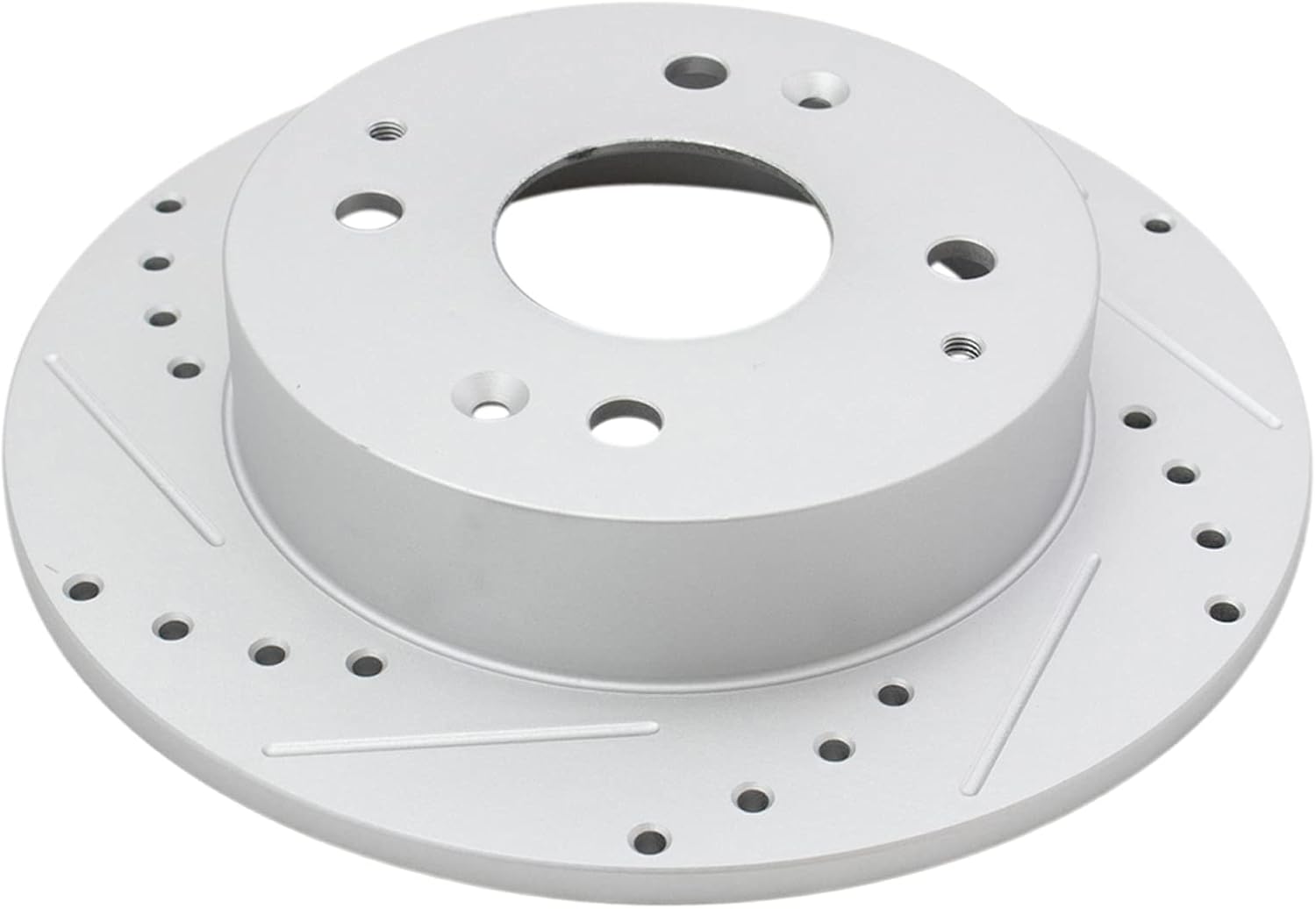 TRQ Performance Front and Rear Brake Rotor Set G Coated Drilled and Slotted Compatible with 1998-1999 Acura CL 1998-2002 Honda Accord