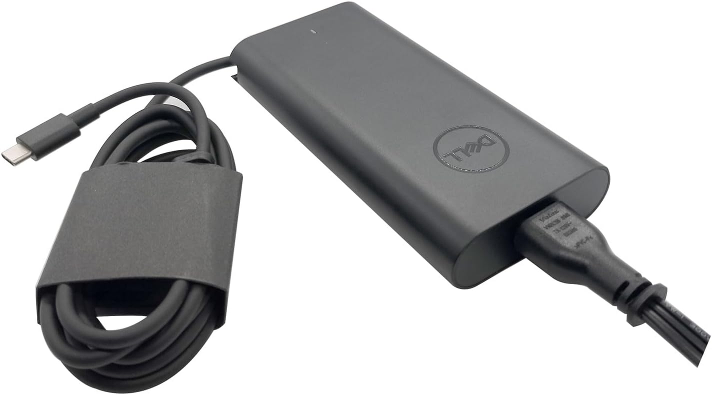 Dell Laptop Charger 165W Watt USB Type C AC Power Adapter - M9TG5,GXFW2,N86KM - HA165PM210,DA165PM210,LA165PM210