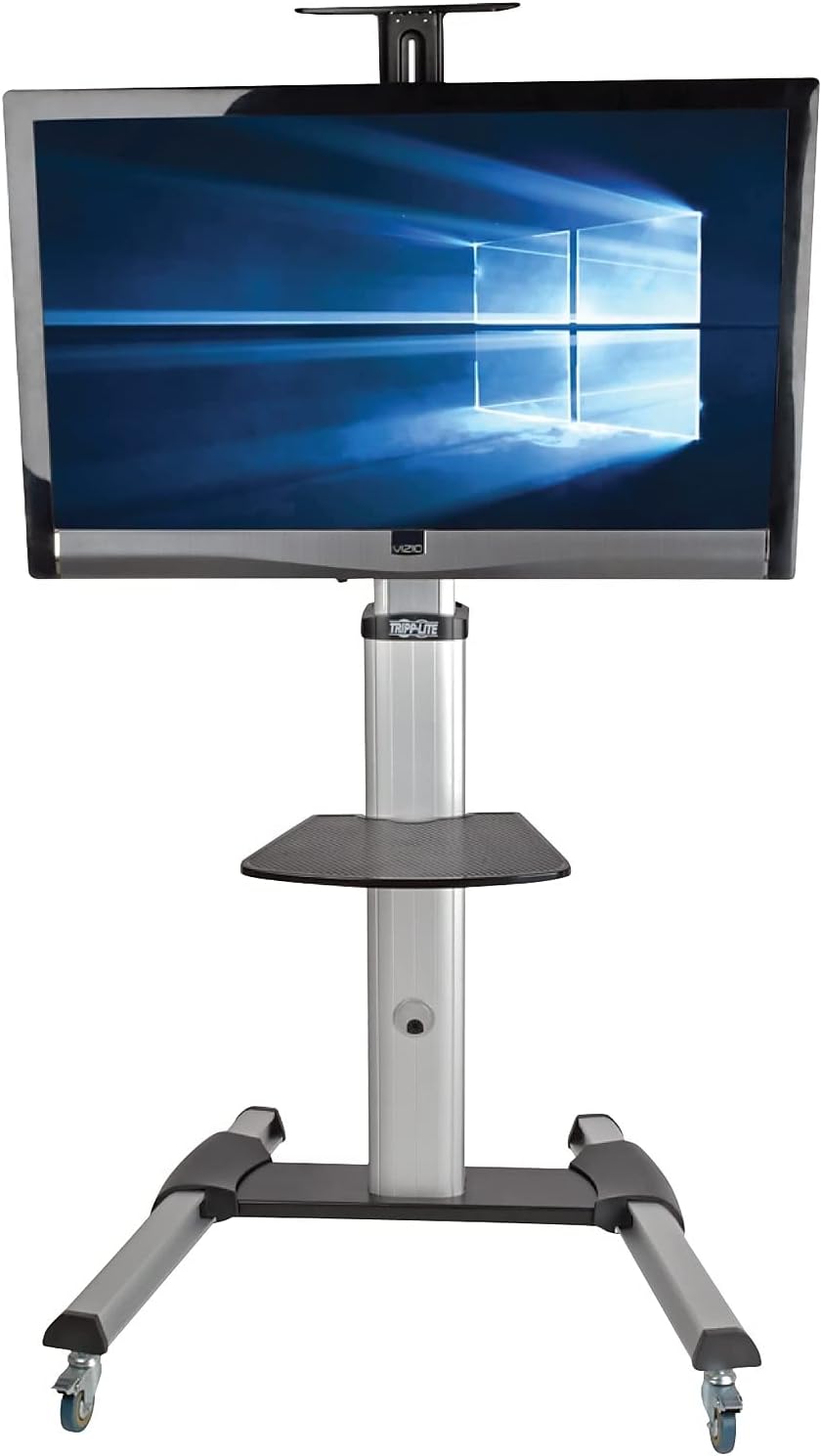Tripp Lite Mobile TV Monitor Flat-Panel Floor Stand Cart Height-Adjustable LCD 32-70' Display (DMCS3270XP), Black