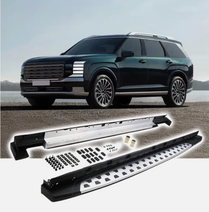 2PCS Fixed Running Board Side Step Nerf Bar Fits for Hyundai Palisade 2026 2027