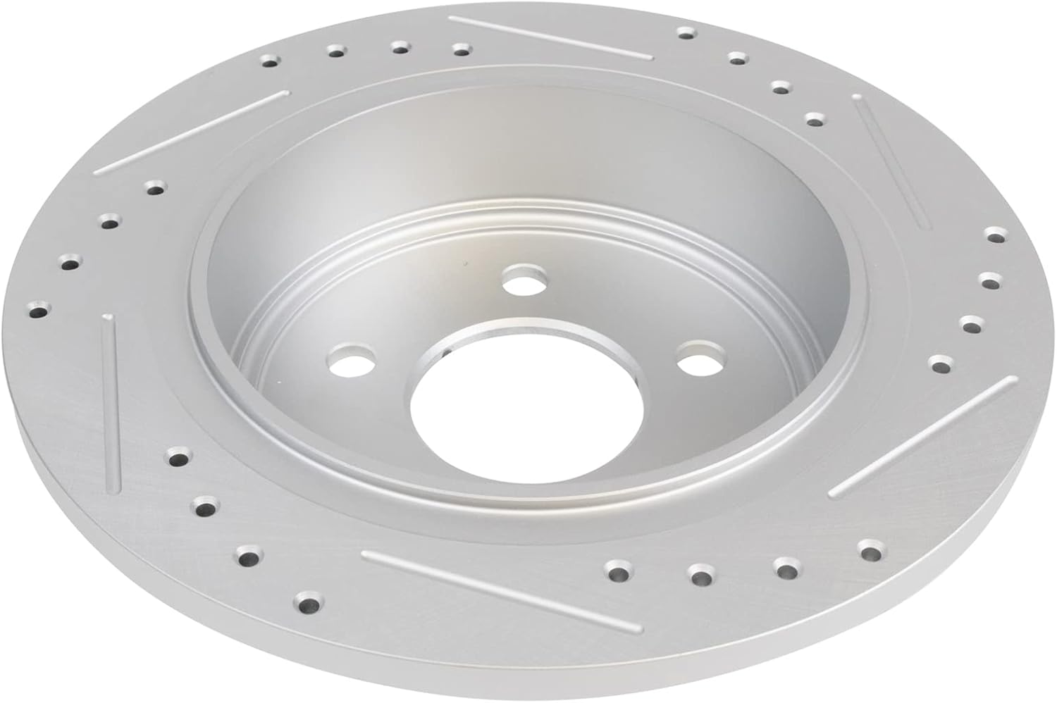 TRQ Performance Front and Rear Brake Rotor Set G Coated Drilled and Slotted Compatible with 2003 Ford Explorer Sport 2003-2005 Explorer Sport Trac