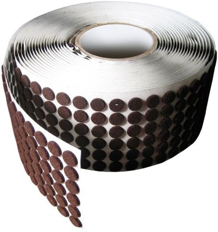 The Felt Store Button Rolls – ¾ Diameter Medium Duty Felt Pads – 1/8' Thick, Floor & Furniture Protectors, Brown – 3500 PCS