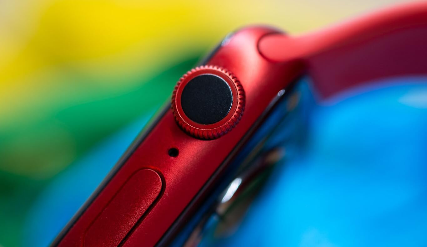 Apple Watch Series 6 (GPS, 44mm) - Red Aluminum Case with Red Sport Band (Renewed)