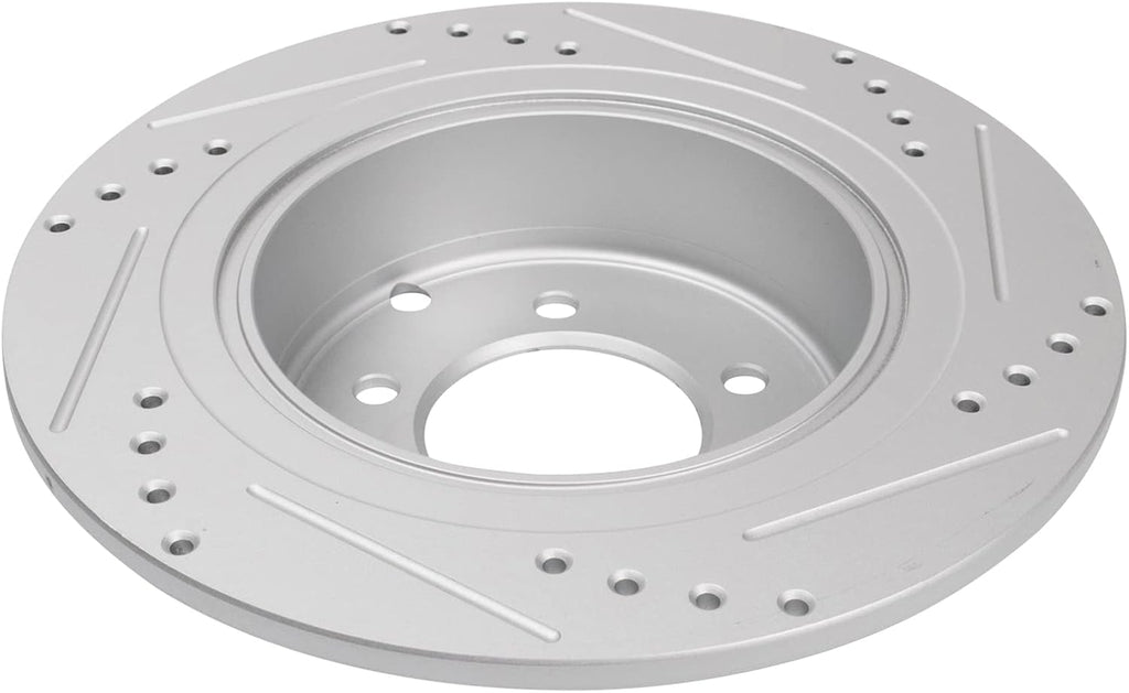 TRQ Front & Rear Brake Performance Rotor Kit Compatible with Chrysler Dodge Jeep Mitsubishi
