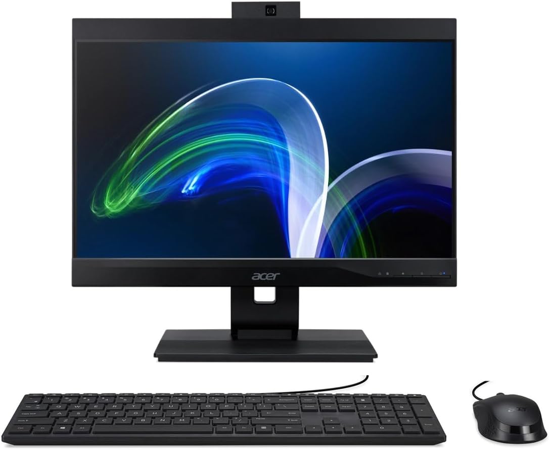 acer Veriton Z4680G-I71170S1 Business All-in-One 21.5' FHD Display (Intel i7-11700, 16GB DDR4, 1TB PCIe SSD, Intel UHD 730, WiFi 6, Webcam, Bluetooth 5.1, Win 11 Pro) (Renewed)
