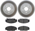 4Pcs Front Brake Kit - Brake Pads and Rotors Kit Automotive Replacement Brake Kits for Acura CSX 2007-2010 for Acura RSX 2006-2002 for Honda Civic 2006-2011