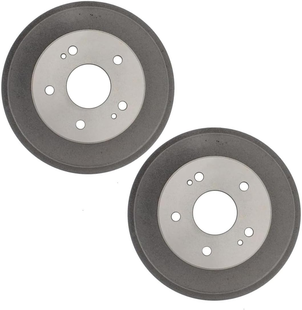 Brake Drum Rear, Automotive Replacement Brake Kits, Drum Brakes 2X for Honda Civic 1.8L 2006 2007 2008 2009 2010 2011 2012 2013 2014 2015, for Honda Accord 2.4L 2003 2004 2005 2006 2007