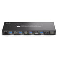 2 HDMI + Displayport KVM Switch Thun*derbolt KVM Switches 1 Monitors 4 Computers,4K@144Hz for 4 PC Share 1 Monitor and Keyboard(EU Power Plug)