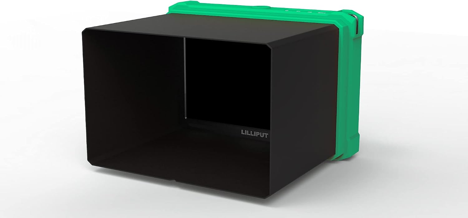 LILLIPUT A7S 7 Inch IPS 4K HDMI Camera Field Monitor Video Assist Full HD 1920x1200 DSLR Monitor with Peaking Focus False Colors F970 + LP-E6 Battery Plate