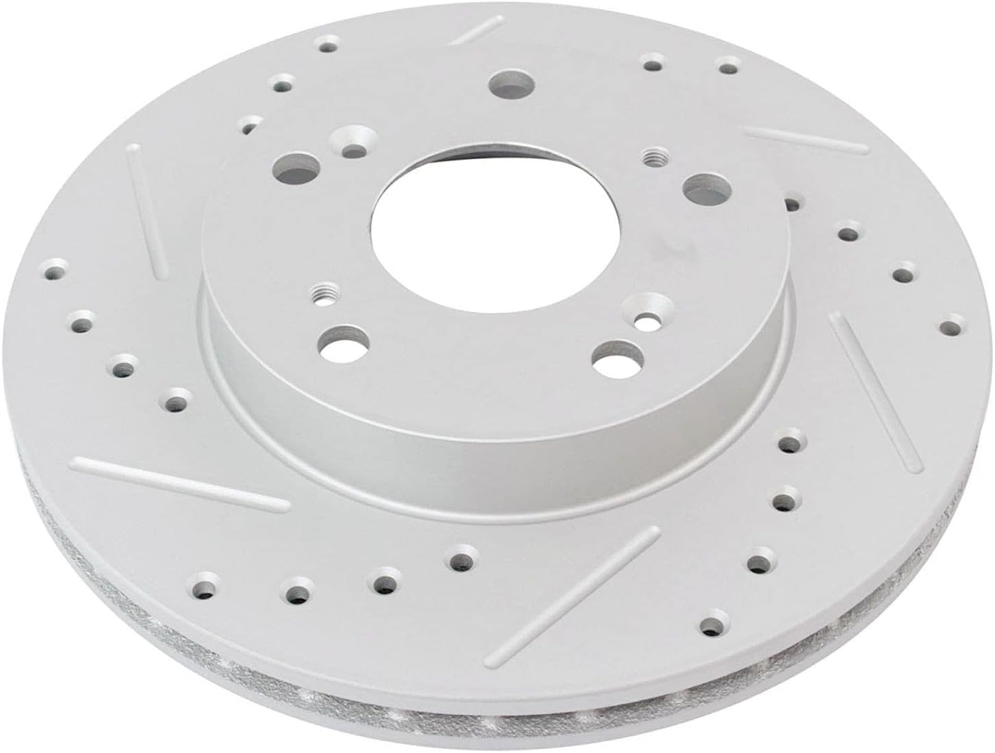 Performance Front Brake Pad and Rotor Set Ceramic G Coated Vented Rotors Compatible with 2006-2011 Honda Civic