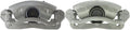 2X Disc Brake Caliper Assembly Front Automotive Replacement Brake Kit for Honda Civic 1.8L 2006 2007 2008 2009 2010 2011, for Honda Insight 1.3L 2010 2011 2012 2013 2014