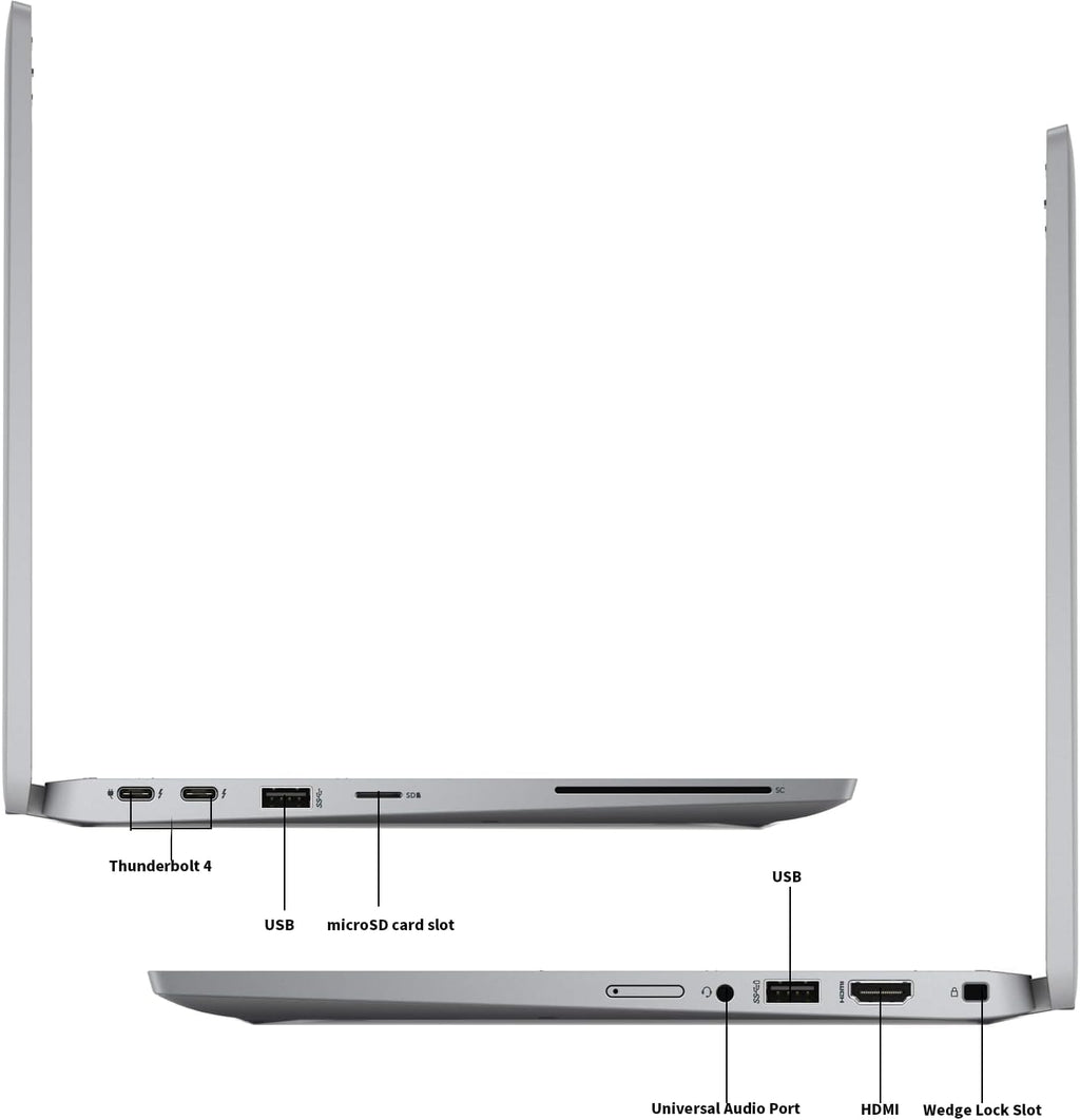 Dell Latitude 5320 2-in-1 13.3' FHD Touchscreen Laptop Computer, 11th Gen Intel Quad Core i5, 16GB DDR4 RAM, 512GB SSD, Backlit Keyboard, HDMI, Thunderbolt 4, Windows 11 Pro (Renewed)