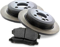 3Pcs Front Brake Pads and Rotors Kit, Automotive Replacement Brake Kits Dwvksz for Honda Civic 1.3L 2006-2011