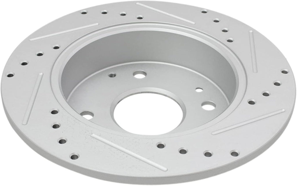 TRQ Performance Front and Rear Brake Rotor Set G Coated Drilled and Slotted Compatible with 1998-1999 Acura CL 1998-2002 Honda Accord