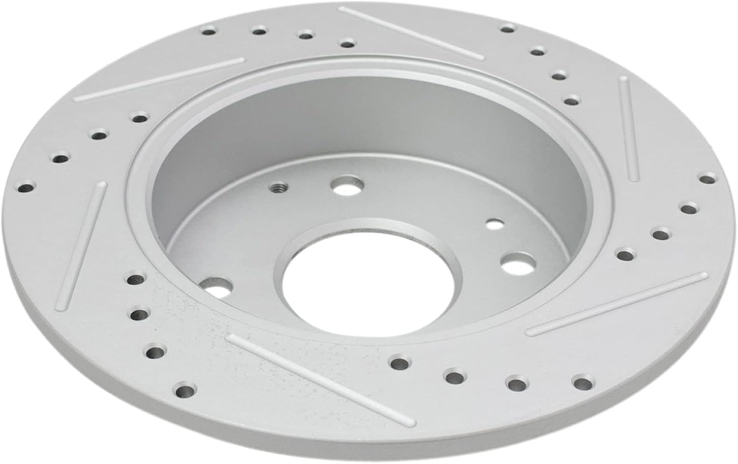 TRQ Performance Front and Rear Brake Rotor Set G Coated Drilled and Slotted Compatible with 1998-1999 Acura CL 1998-2002 Honda Accord
