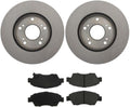 Front Brake Pads and Rotors - Automotive Replacement Brake Kits for Honda Civic 1.3L 2006 2007 2008 2009 2010 2011