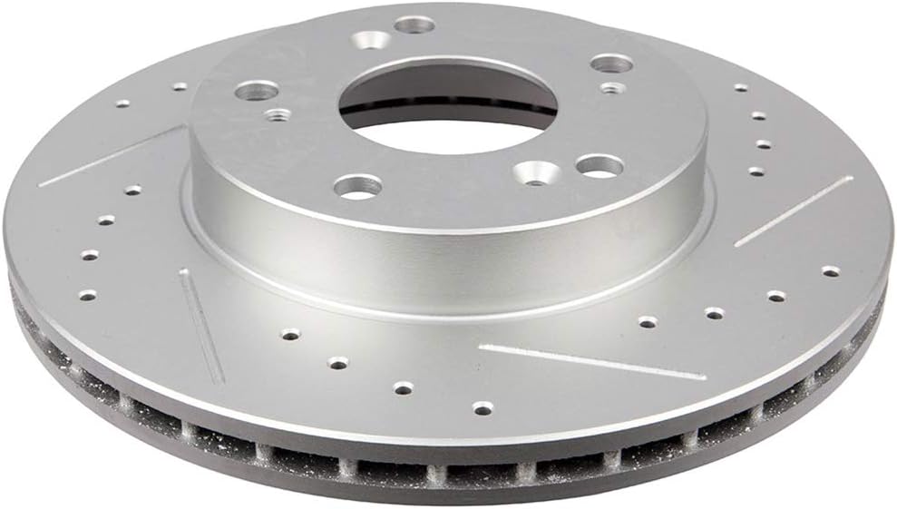 cciyu Front Left & Right Disc Brake Kits with Brake Calipers - 2 Brake Rotors 4 Ceramics Pads 2 Calipers With Bracket 2006-2011 For Honda For Civic