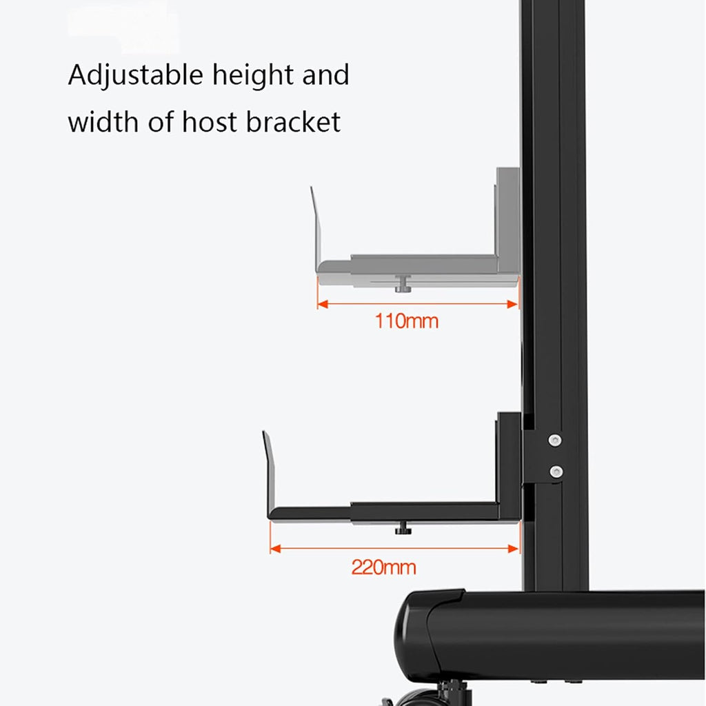 6 Screen Monitor Stand 17'-24'-20' 24'-30' and Monitor Stand with Keyboard and Host Mount Adjustable Heavy Duty Monitor Stand