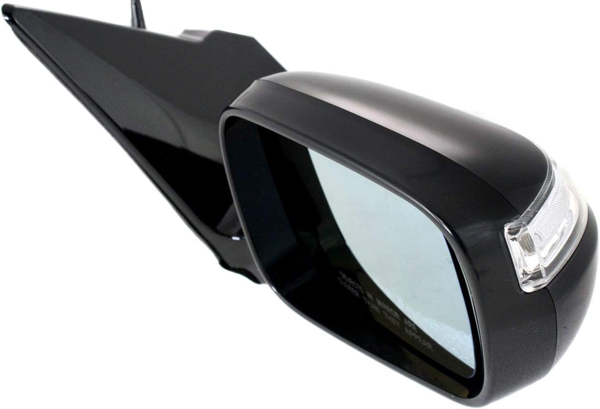 Kool Vue Passenger Side Power Heated Mirror For Acura MDX 2010-2013, Side Mirror Replacement With Signal Light & Memory, Paintable