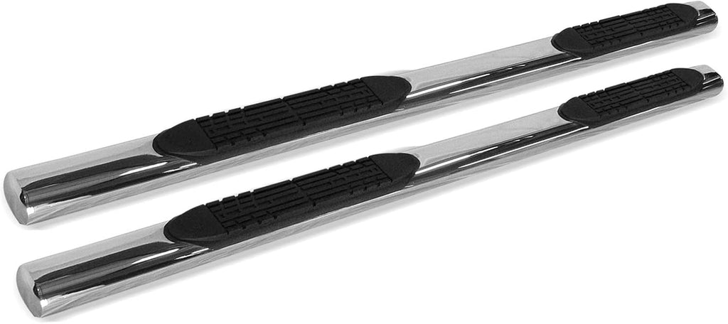 Stehlen 733469495802 Compatible with 2004-2008 Ford F150 Super (Extended) Cab 4' Oval Side Step Nerf Bars - Stainless Steel