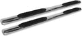 Stehlen 733469495802 Compatible with 2004-2008 Ford F150 Super (Extended) Cab 4' Oval Side Step Nerf Bars - Stainless Steel