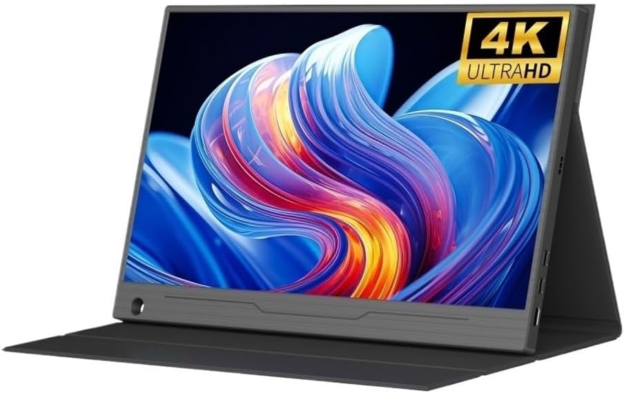 Portable Monitor for Laptop 17.3'' FHD 3840 * 2160 Ultra-Slim Portable Laptop Monitor IPS Display for PC, Phone Portable Gaming Monitor
