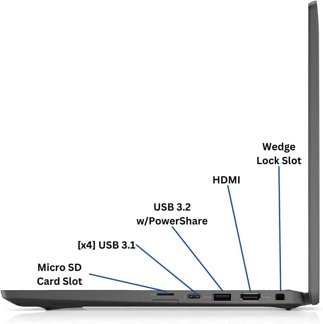 Dell Latitude 7420 14-inch FHD (1920×1080) Laptop Computer, Intel Core i5-1145G7,8 GB RAM, 512 GB SSD, HDMI, Thunderbolt 4, Windows 11 Pro (Renewed)
