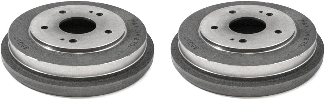 Rear Drum Brake Kit, 2Pcs Automotive Replacement Brake Drums for Honda Civic 1.8L 2006 2007 2008 2009 2010 2011 2012 2013 2014 2015, for Honda CR-V 2.0L 1997 1998 1999 2000 2001